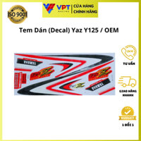 Tem Dán Xe Máy (Decal) Yaz Y125Z Chính Hãng TY-125Z-1-RED-OEM