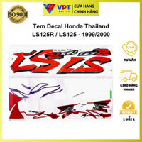 Tem Dán Xe Máy (Decal) LS125-1999, 2000 Chính Hãng T-LS125R-LS99-2000-WH