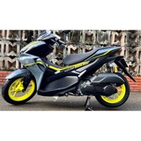 Tem dán xe Nvx 155 V3 mẫu tem rời 3 lớp cao cấp xanh xi măng phối vàng chanh bảo hành màu trọn đời xe