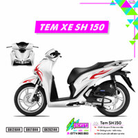 Tem Dán Xe SH Mẫu Tem Lửa I44I Decal Rời Dán Xe Cao Cấp Chống Nước Bền Màu - Tem Rời Phối Màu Hợp Xe Zin Các Đời