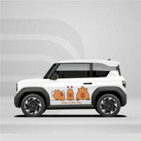 Tem dán xe VF3 - Decal Sticker dán xe - Stiker kappypara