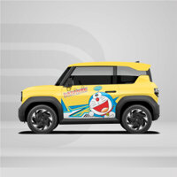 Tem dán xe VF3 - Decal Sticker dán xe  - Ds Decal-2 bên- doremon