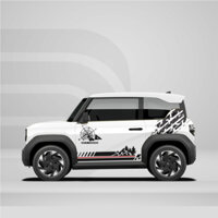 Tem dán xe VF3 - Decal Sticker dán xe