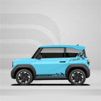 Tem dán xe VF3  - Decal Sticker dán xe - Ds Decal