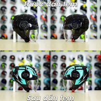 Tem Decal AGV Blade Xanh Ngọc cho ROC 06/ YOHE 851 - Freeship