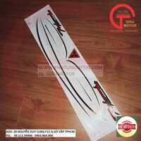 Tem, decal chỉ cho xe máy SH PERFORMANLE 2008 màu ĐỎ ĐEN