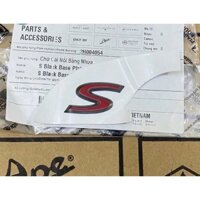 TEM DECAL CHỮ S CHÍNH HÃNG PIAGGIO LIBERTY