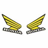 Tem decal dán logo HONDA (vàng) [bonus]