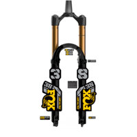 tem decal dán phuộc xe đạp địa hình Fox step cast 38 2021 | cheetahdecals.com