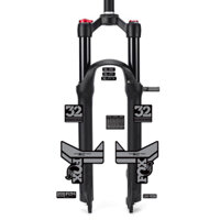 tem decal dán phuộc xe đạp địa hình Fox 32 SC 2018 | cheetahdecals.com