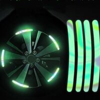 Tem Decal Dán Trang Trí Vành Xe Ô Tô, Xe Máy, Xe Đạp Laze Dạ Quang Phát Sáng - Độc Đáo, Lạ Mắt  [Hàng Loại Đẹp]