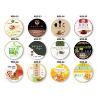 Tem decal giấy tròn loại nhỏ - in theo yêu cầu