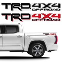 Tem decal logo TRD 4x4 OFF ROAD dán xe bán tải độc đáo