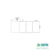 Tem decal mã vạch 100x50mm cuộn 50m