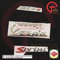 TEM, DECAL NỔI XE VESPA SPRINT 125 3V IE SIÊU ĐẸP