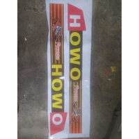 Tem decal trang trí cánh cửa xe Howo, tem dán cánh cửa Howo 371, 380