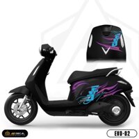 Tem Decal Xe Máy Evo 200 Đẹp | EVO-02 | Team Decal Hình Dán Xe Máy Evo 200 Chống Bay Màu