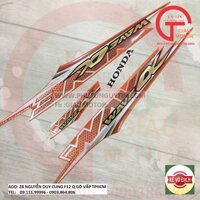 TEM, DECAL XE MÁY HONDA WAVE ANPHA MỚI MÀU CAM BỀN ĐẸP, KHÔNG BAY MÀU