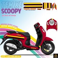 Tem Decal Xe Scoopy 2023 Hot | SCP23-13 | Team Hình Dán Xe Máy Scoopy Chống Bay Màu