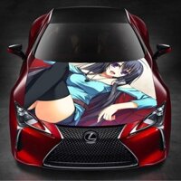 Tem Decal Xe Sexy Bikini Anime Girl  Sticker Dán Nắp Capo Đẹp Trang Trí Ô Tô, Xe hơi, Đồ Họa