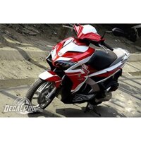 [Tem đẹp xịn] - Tem trùm xe Air Blade 2016 Red And White Racing