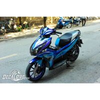 [Tem đẹp xịn] - Tem xe Air Blade 2011 Blue Shark Candy