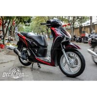 [Tem đẹp xịn] - Tem xe Honda SH Phối Màu Đỏ Đen