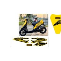 TEM DIO MẪU SR VÀNG ĐEN CAO CẤP, TEM THIẾT KẾ 3 LỚP SIÊU DÍNH