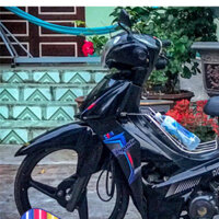 TEM ELEGANT SYM 50 CHỈ SỌC ĐA SẮC DECAL 3A