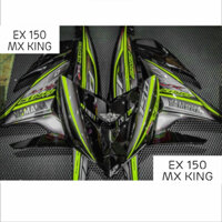 Tem ex 150 - mx king đen xám phối đa màu sắc / Chống nước - Bền màu - Cắt sẵn - Dễ dán