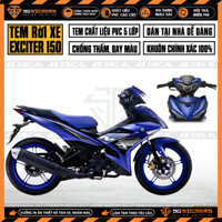 Tem Exciter 150 Mẫu MX KING 02 | EX15016 | Tem Rời Xe Máy Ex 150 Chất Liệu Decal Cao Cấp Dán Tại Nhà