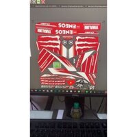 Tem exciter 150 Monster đỏ ( dán xe full đỏ)