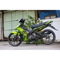Tem Exciter 2008-2010 mẫu Jupiter MX 2009 STD đen xanh lá candy