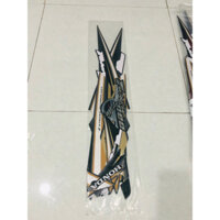 Tem Funeo 2009 GT Đen Xám 3 Lớp