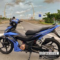 Tem ghép Crom cao cấp Yoshimura. Decal dán xe Winner xanh. Chỉnh sửa theo yêu cầu, màu xe của khách