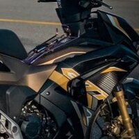 TEM GTR 150 XE WINNER X V3 MÀU ĐEN NHÁM VÀNG ĐỒNG - Decal Cao Cấp Nhất Nhất