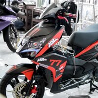 Tem Honda Airblade Đỏ Đen Nhám