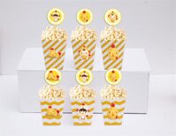 Tem hộp đựng bắp rang bơ bé trai tuổi gà