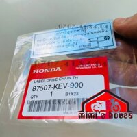 TEM HỘP XÍCH WAVE110 1999 WAVE125i/125S (2001-2004) HONDA THÁI LAN (1 Cái) | 87507-KEV-900 21