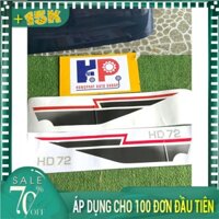 TEM HYUNDAI HD72 - DÀNH CHO XE TẢI - MẪU ĐẸP CHUẨN HÃNG