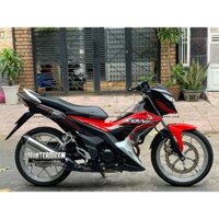 Tem in UV cao cấp. Sonic 150 đời 2018, trắng đỏ. Decal tem xe ép nhiệt kích thước chuẩn. Chất lượng