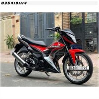 Tem in UV cao cấp. Sonic 150 đời 2018, trắng đỏ. Decal tem xe ép nhiệt kích thước chuẩn. Chất lượng E