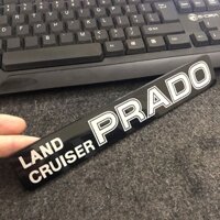 Tem Logo Chữ Nổi Land Cruiser Prado Dán Đuôi Xe