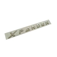 Tem Logo Chữ Nổi Xpander Dán Đuôi Xe Ô Tô Mitsubishi Xpander - bạc