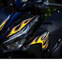 Tem Lửa Honda Vario 150 2020 Dán Xe Đen