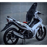 Tem lửa mẫu Zin Exciter 2010 trắng lửa đen- Tem in vi tính cao cấp