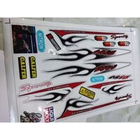 Tem Lửa Mio Đời Đầu - Decal Trong Suốt Dán Được Nhiều Màu Xe
