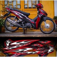 Tem lửa wave RSX phối nhiều màu