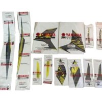 TEM MXKING 150 ĐỜI 2021 VÀNG CHANH / UP DÀN ÁO EXCITER 150 ( ĐEN BÓNG + ĐEN NHÁM )