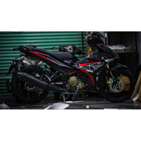 tem MXKing đỏ đen dán cho xe exciter 150 đen